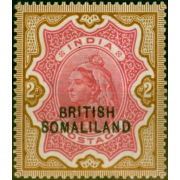 Somaliland 1903 2R Carmine & Yellow-Brown SG22 Fine & Fresh Lightly Mtd Mint