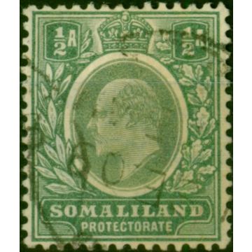 Somaliland 1905 1/2a Dull Green & Green SG45 Fine Used 