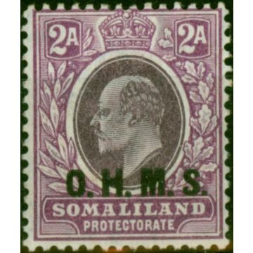 Somaliland 1905 2a Dull & Bright Purple SG014 Multi Crown CA V.F VLMM
