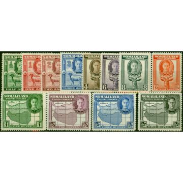 Somaliland 1942 Set of 12 SG105-116 Fine MM 