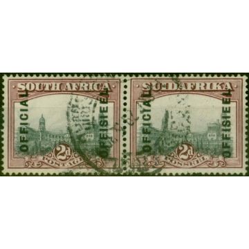 South Africa 1928 2d Grey & Maroon SG05 Fine Used