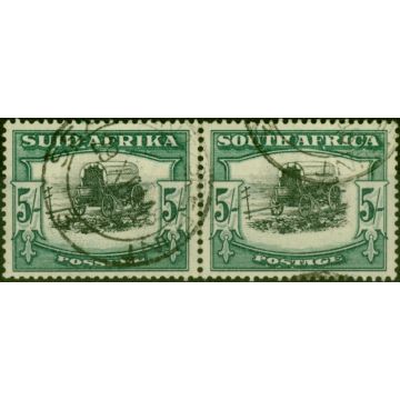 South Africa 1933 5s Black & Green SG64 V.F.U