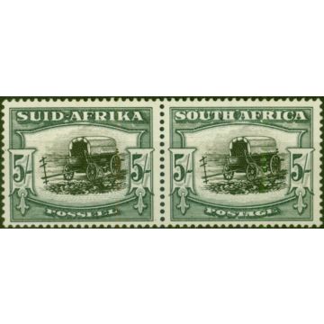 South Africa 1933 5s Jet-Black & Dark Green SG64 Fine LMM 