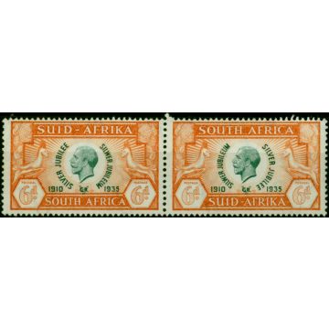 South Africa 1935 6d Green & Orange SG68 Fine MM 