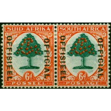 South Africa 1937 6d Green & Vermilion SG024 Die I Fine & Fresh LMM 