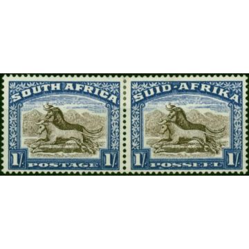 South Africa 1939 1s Brown & Chalky Blue SG62 Fine MM 