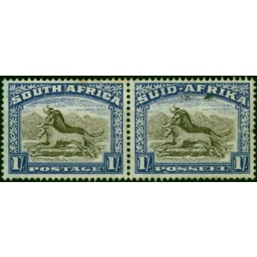 South Africa 1939 1s Brown & Chalky Blue SG62 Good MM 