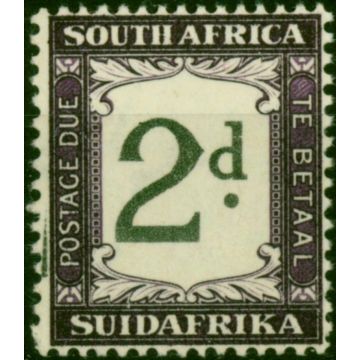 South Africa 1939 2d Black & Deep Purple SGD26 Fine MNH 