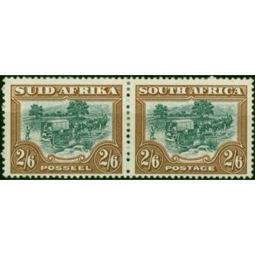 South Africa 1949 2s6d Green & Brown SG121 Fine & Fresh MM 