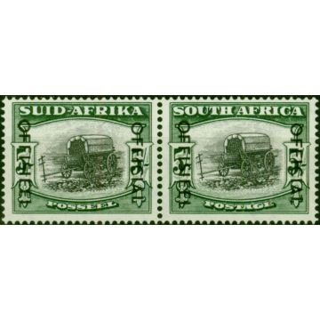 South Africa 1954 5s Black & Deep Yellow-Green SG050a Type II V.F MNH 