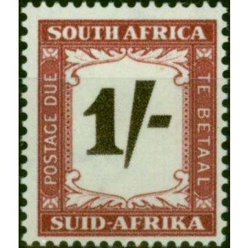 South Africa 1958 1s Black-Brown & Purple-Brown SGD44 Fine LMM