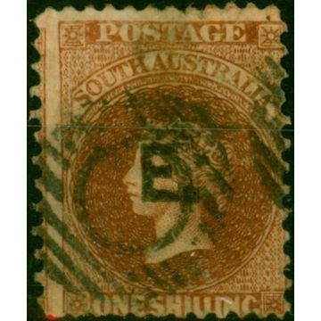 South Australia 1874 1s Red-Brown SGD0207 E. Engineer Fine Used Scarce 