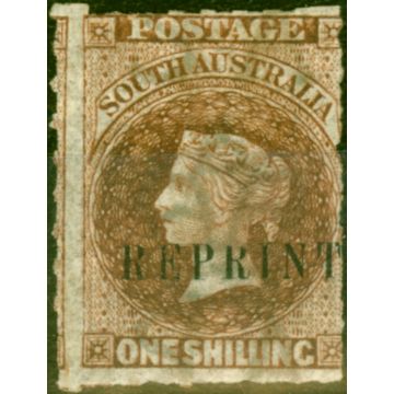 South Australia 1884 1s Dark Grey-Brown SG40 Reprint Fine & Fresh Lightly Mtd Mint 