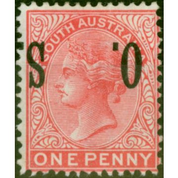 South Australia 1899 1d Rosine SG081a O.S Inverted Fine MM