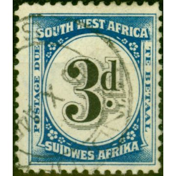 South West Africa 1931 3d Black & Blue SGD50 Fine Used