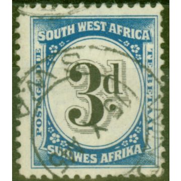 South West Africa 1931 3d Black & Blue SGD50 V.F.U 