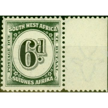South West Africa 1931 6d Black & Slate SGD51 Very Fine MNH