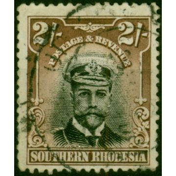 Southern Rhodesia 1924 2s6d Blue & Sepia SG13 Good Used (2)