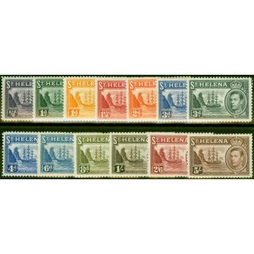 St. Helena 1938-44 Set of 13 to 5s SG131-139 Fine & Fresh MM