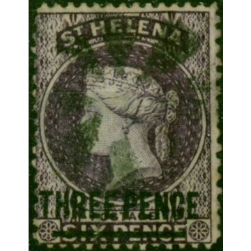 St Helena 1876 3d Purple SG23 Type B P.14 x 12.5 Fine Used 