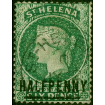 St Helena 1884 1/2d Emerald SG34 Fine Used