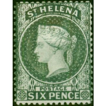 St Helena 1887 6d Grey SG44 Fine & Fresh LMM 