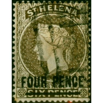 St Helena 1896 10d Brown SG52 Good Used