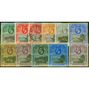 St Helena 1912-16 Set of 11 SG72-81 Fine Mint & Used