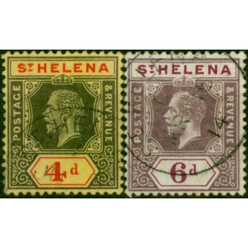 St Helena 1912 Set of 2 SG83-84 Fine Used