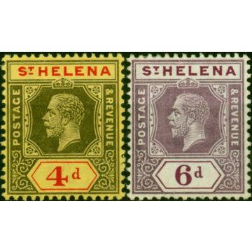 St Helena 1912 Set of 2 SG83-84 Fine VLMM 
