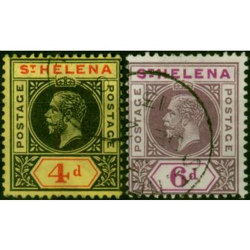 St Helena 1913 Set of 2 SG85-86 Fine Used