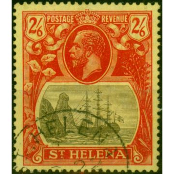 St Helena 1927 2s6d Grey & Red-Yellow SG109 V.F.U