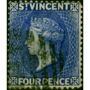 St Vincent 1882 4d Ultramarine SG41 Fine Used