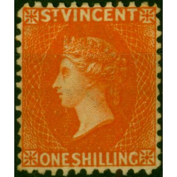 St Vincent 1883 6d Orange-Vermilion SG45 Fine MM 