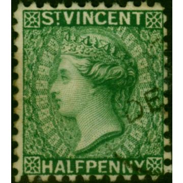 St Vincent 1884 1/2d Green SG42 Fine Used