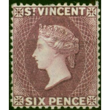 St Vincent 1888 6d Violet SG52 Fine LMM 