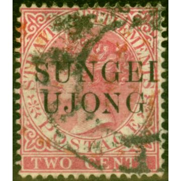 Sungei Ujong 1886 2c Pale Rose SG40 Type 25 Fine Used