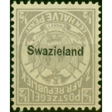 Swaziland 1889 1/2d Grey SG4a 'Opt Inverted' Forgery Fine LMM