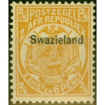 Swaziland 1890 2s6d Buff SG7 Fine & Fresh MM