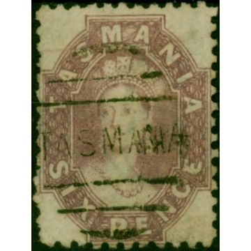 Tasmania 1878 6d Dull Reddish Lilac SG139 Fine Used 