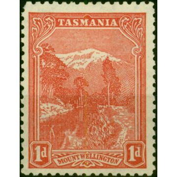 Tasmania 1902 1d Pale Red SG240a P.11 Fine MM 