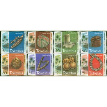 Tokelau 1994 Handicrafts Set of 8 SG208-215 V.F MNH 