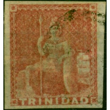 Trinidad 1857 (1d) Rose-Red SG12 Fine Used
