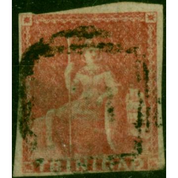 Trinidad 1857 (1d) Rose-Red SG12 Good Used (3)