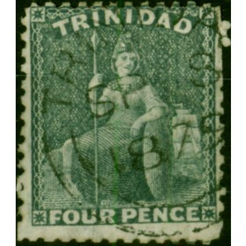 Trinidad 1872 4d Grey SG71 Fine Used