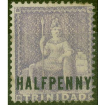 Trinidad 1882 1/2d Lilac SG100 Wmk Reversed Good Mtd Mint