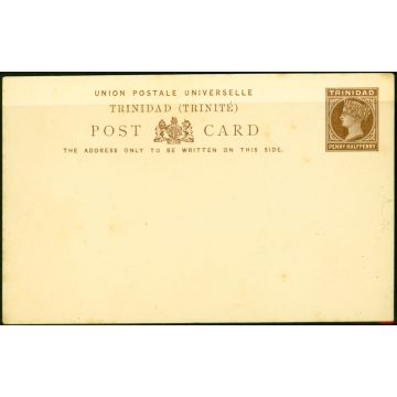 Trinidad 1884 1 1/2d Postcard Fine