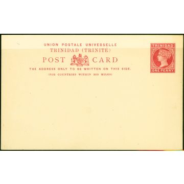 Trinidad 1884 1d Postcard Fine & Fresh