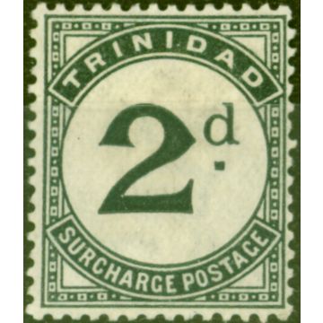 Trinidad 1885 2d Slate-Black SGD3 Fine Mtd Mint (2)