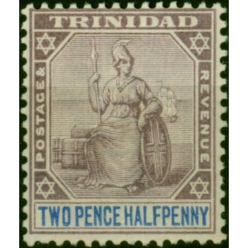 Trinidad 1896 2 1/2d Dull Purple & Blue SG117 Fine VLMM